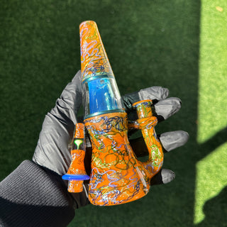 Bluegrass Glass - Incycler Lamp w/ Matching Slurper Top