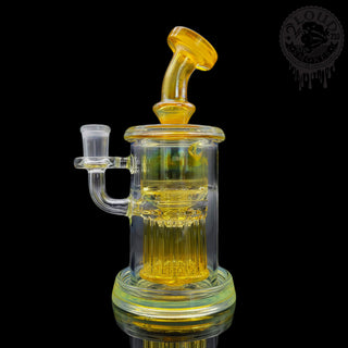 Leisure Glass - Gold and Silver Fume 13 Arm Tree Incycler