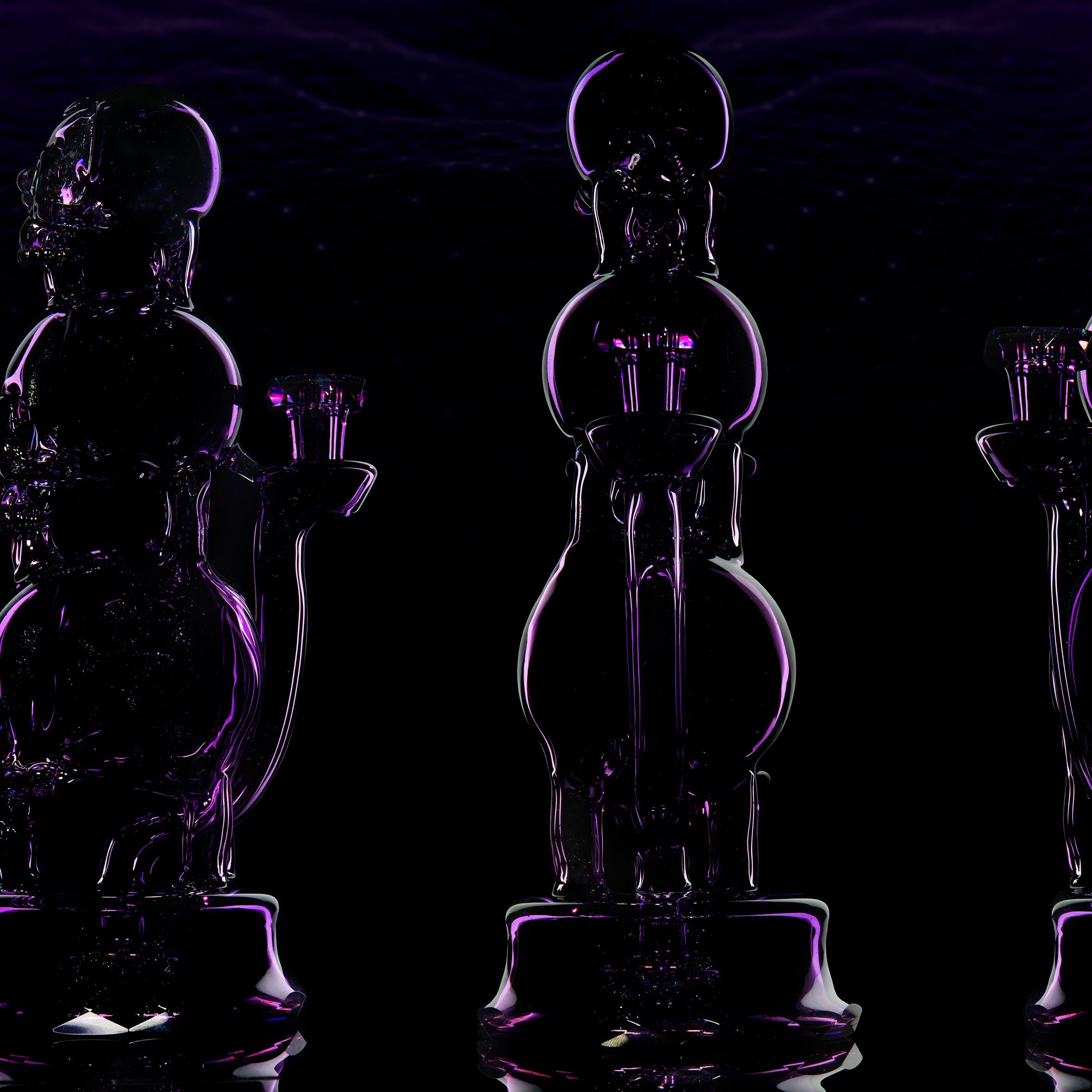 AKM - Triple Stack Skull Rig (Gold Amethyst over Blue Stardust) – 2Loud ...